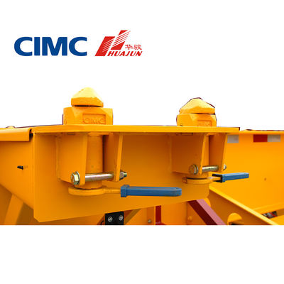 CIMC 2 Axle Skeletal Semi Trailer for 20ft Container 28T Landing Gear 13T Axle Included