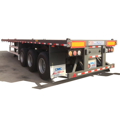 40ft Container Chassis Truck Trailer 40ton 60ton 80ton Flatbed Trailers Sales in Dubai