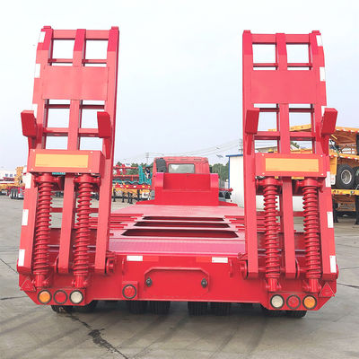 Cimc Huajun 3axle Lowbed Semi-Trailer High Tensile Steel Beam for Versatile Transport