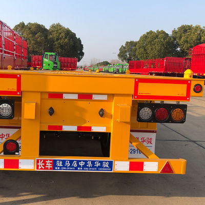 20ft Semi Trailer Skeleton Truck with Spare Tires and Tools Function HJGMCK21039