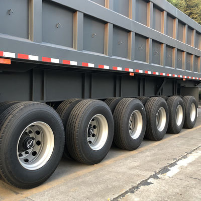 CIMC HUAJUN 40 Ton 3 Axle Multi Axle Hydraulic Dump Tipper Trailer for Trucking Needs