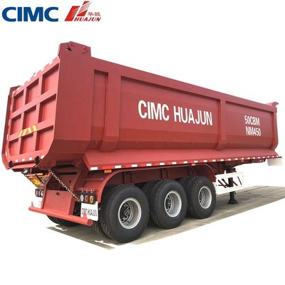 Transport of Heavy Equipment with 10300*3050mm CIMC HUAJUN Special Semi Truck Trailer