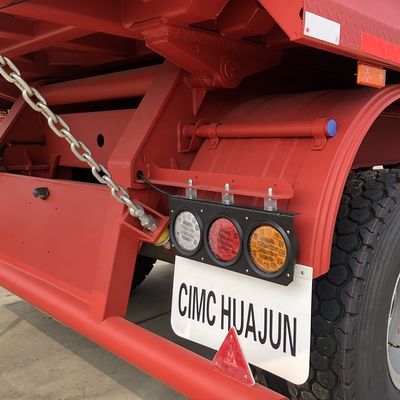 Transport of Heavy Equipment with 10300*3050mm CIMC HUAJUN Special Semi Truck Trailer