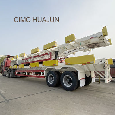 CIMC HUAJUN WABCO Value 1540 Skeleton Container Semi Trailer for 20ft 40ft Container