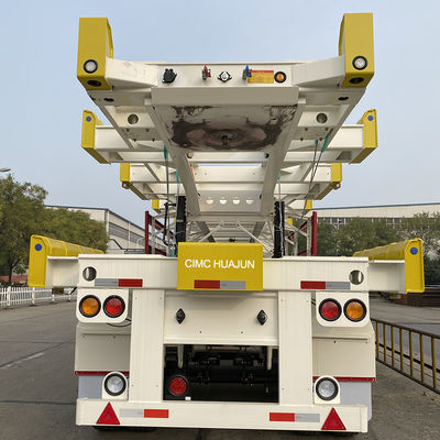 CIMC HUAJUN WABCO Value 1540 Skeleton Container Semi Trailer for 20ft 40ft Container