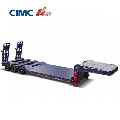 CIMC HUAJUN 70T Tri-Axle Lowbed Semi-Trailer  for on Truck Trailers