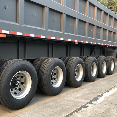 6 Axles Trailer Vehicle for Ghana Market T700/Q345 Steel Main Beam and Optional Features