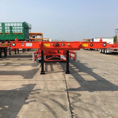 Transport 20/40 ft Containers with 40 ton Max Payload Skeletal Container Semi Trailer