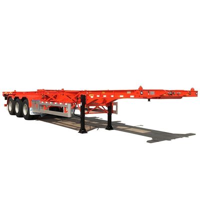 40T Max Payload Tri Axle Container Chassis Trailer with Mechanical Suspension System