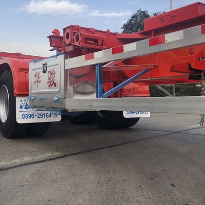 40T Max Payload Tri Axle Container Chassis Trailer with Mechanical Suspension System