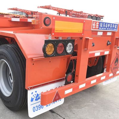 40T Max Payload Tri Axle Container Chassis Trailer with Mechanical Suspension System