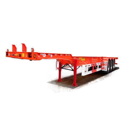 20ft to 40ft Extendable Moving Intermodal Chassis Trailer for Container Distribution