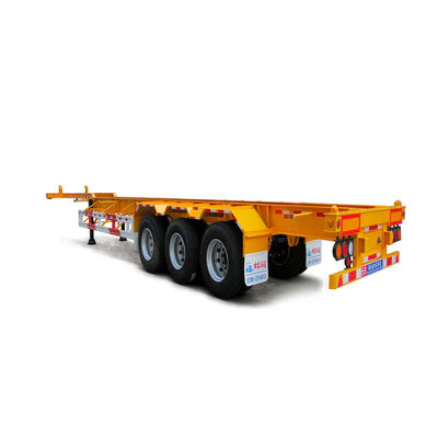 20ft to 40ft Extendable Moving Intermodal Chassis Trailer for Container Distribution