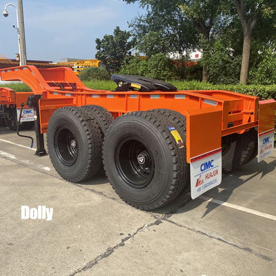 Steel Flatbed Trailer Train  Container Transportation in Mongolia