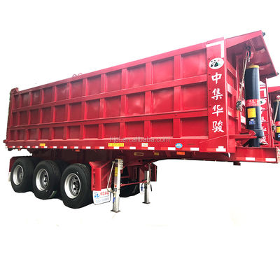 Best 57CBM ATV Tipping Trailer by CIMC with 13TON Axle FUWA and 12R22.5 Tires