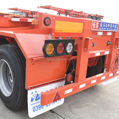 Design Container Chassis Skeleton Trailer Manufacturers in for 20 ft and 40 ft Transport