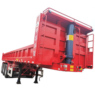 Best 57CBM ATV Tipping Trailer by CIMC with 13TON Axle FUWA and 12R22.5 Tires