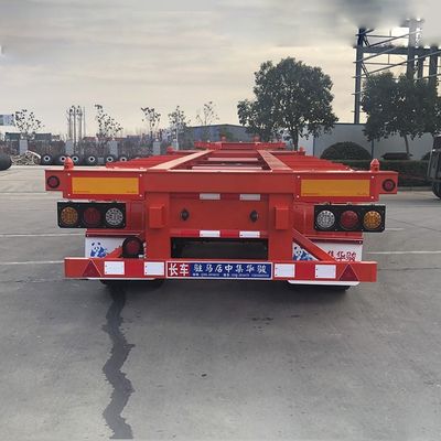 40T Max Payload Air Suspension Extendable Slider Skeleton Container Chassis Semi-trailer