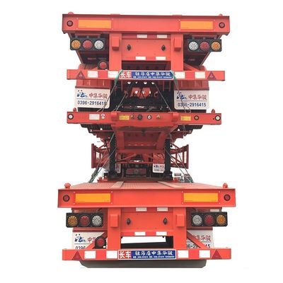 40T Max Payload Air Suspension Extendable Slider Skeleton Container Chassis Semi-trailer