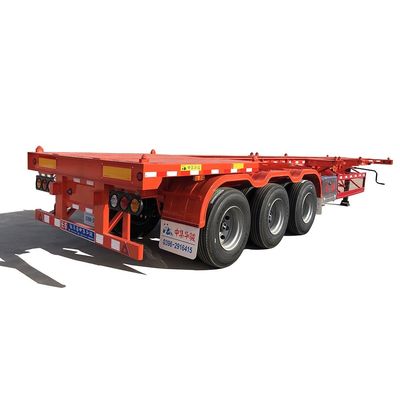 2/3 Axles 40 ft 20 ft Container Chassis Skeleton Semi-Trailer with 40T Max Payload