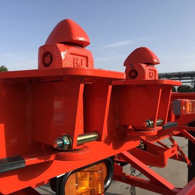 2/3 Axles 40 ft 20 ft Container Chassis Skeleton Semi-Trailer with 40T Max Payload
