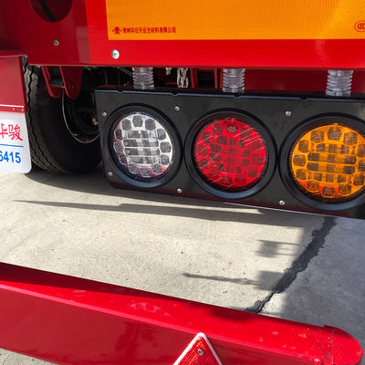 FUWA or BPW Axle Truck Trailer CIMC HUAJUN Fence Flatbed Semi Trailer with Design