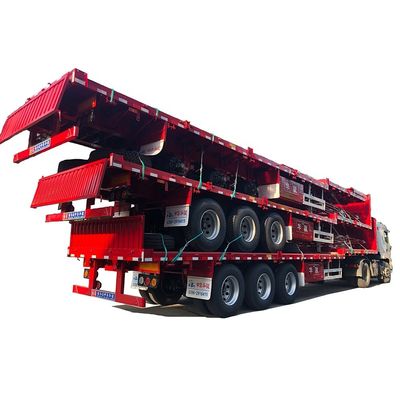 JOST 90 Kingpin and 13T FUWA Axle CIMC HUAJUN 3 Axle Fence Semi Trailer