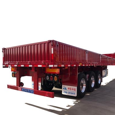 JOST 90 Kingpin and 13T FUWA Axle CIMC HUAJUN 3 Axle Fence Semi Trailer