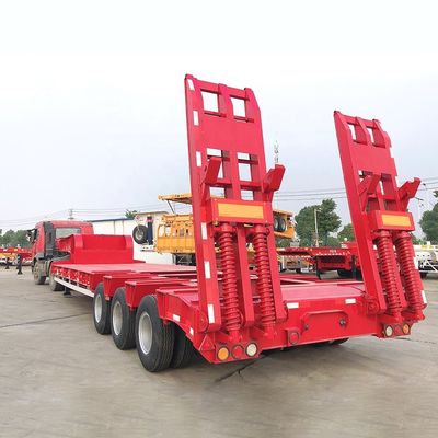 Heavy Duty Tri Axles Lowbed Semi Trailer Tire 295/60R22.5-18PR Main Beam 12/8/14