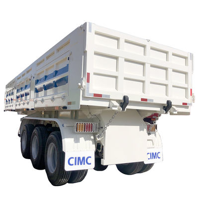 Rear Dump Trailer 3 Axles Tipper Semi Truck Tipping Trailer with 70 ton Max Payload