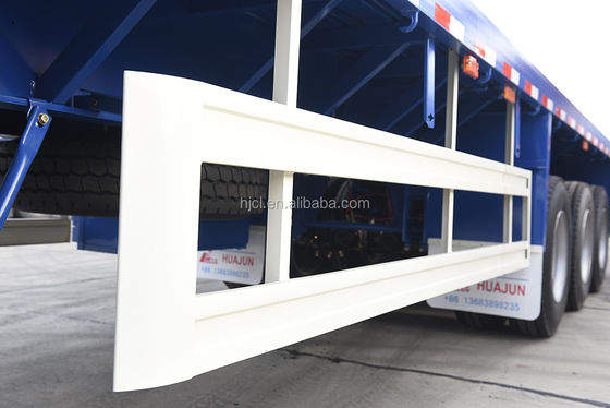 Landing Gear JOST Two-speed Flatbed Semi Trailer for Transporting 20ft 40ft Containers