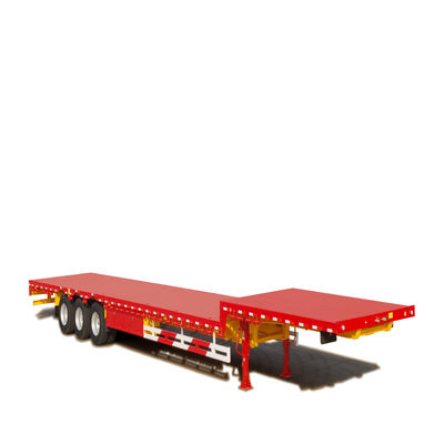 50/60/80/100 Tons Low Bed Trailer for Heavy Duty Excavator Transportation Solutions