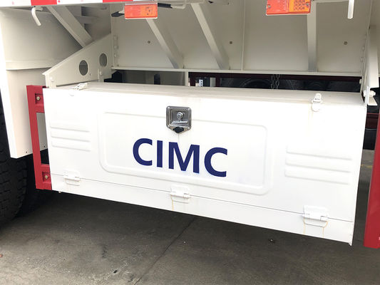 60Ton Max Payload Flatbed Semi Trailer Truck Trailers 4 Axles with Dual Line Braking System