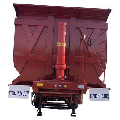Mechanical Suspension U Shape Tipper Dump Trailer for Bulk Cargo Sand and Grain Transport