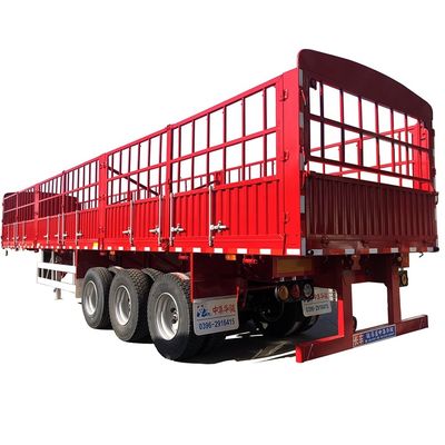 Leading JUNLONG L400 3 Axle 40 Tons Fence Semi Trailer for Heavy-Duty Applications