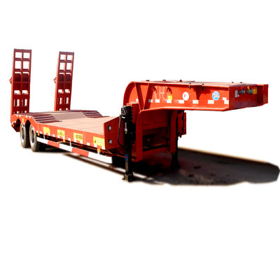 50/60/80/100 Tons Low Bed Trailer for Heavy Duty Excavator Transportation Solutions