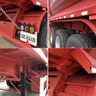 JOST Two-speed Landing Gear U Shape Tipper Dump Trailer Truck Shearing Bending Welding