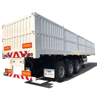 Transport coal cargo High Side Wall CIMC HUAJUN Cargo Trailer for Livestock Transport