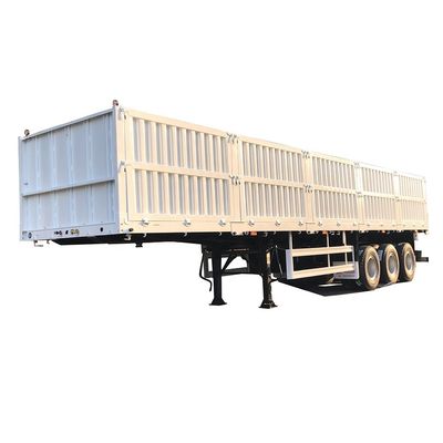 Transport coal cargo High Side Wall CIMC HUAJUN Cargo Trailer for Livestock Transport