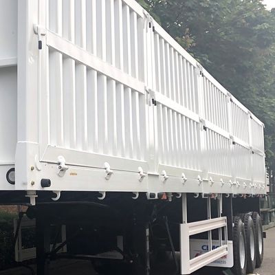 Transport coal cargo High Side Wall CIMC HUAJUN Cargo Trailer for Livestock Transport