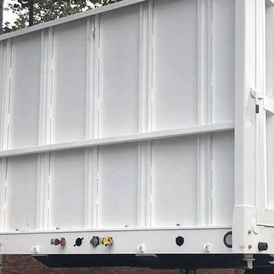 Transport coal cargo High Side Wall CIMC HUAJUN Cargo Trailer for Livestock Transport