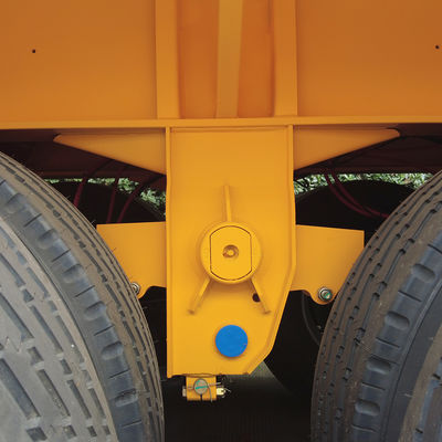 Long Distance Transportation 4 Axles Heavy Duty Flatbed Semi Trailer Truck and 12 Twist Locks