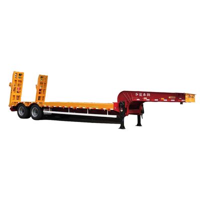 2&quot; 50mm or 3.5&quot; 90mm Jost King Pin Road Construction Equipment Low Bed Semi Trailer