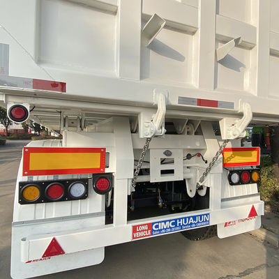 CIMC 13000*2550mm Front Lifting Tipper Trailer Tipping Dumper Semi Trailer Oil Cylinder
