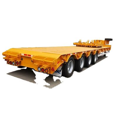 2&quot; 50mm or 3.5&quot; 90mm Jost King Pin Road Construction Equipment Low Bed Semi Trailer