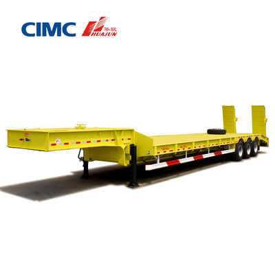 2&quot; 50mm or 3.5&quot; 90mm Jost King Pin Road Construction Equipment Low Bed Semi Trailer