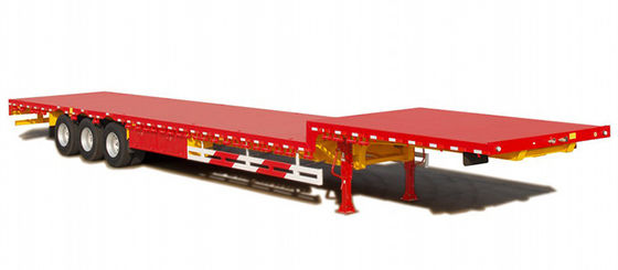 2&quot; 50mm or 3.5&quot; 90mm Jost King Pin Road Construction Equipment Low Bed Semi Trailer