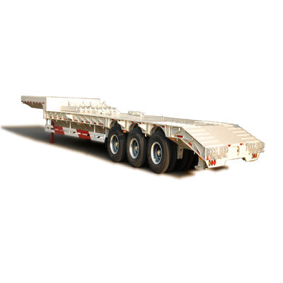 12990*3000*3200 Overall Dimension Rail Vehicle Mining Machine Lowbed Semi Trailer Truck