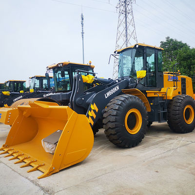 6500kg Operating Weight LW600KN Wheel Loader with Top Hydraulic Cylinder and Rocket Bucket