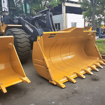 6500kg Operating Weight LW600KN Wheel Loader with Top Hydraulic Cylinder and Rocket Bucket